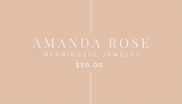 AMANDA ROSE JEWELRY GIFT CARD