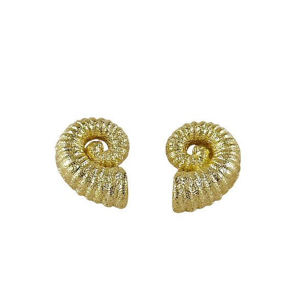 Textured Rhea Gold Filled Earrings