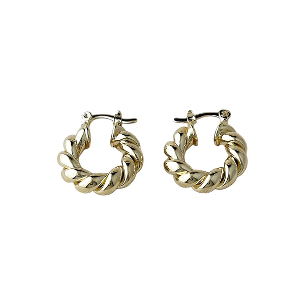 Gracie Gold Filled Hoop Earrings (18mm)