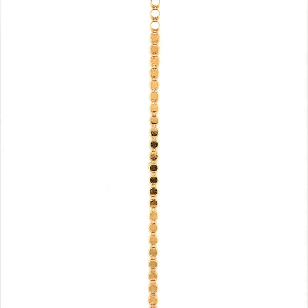 2mm Flat Gold Filled Disc Chain Choker Necklace