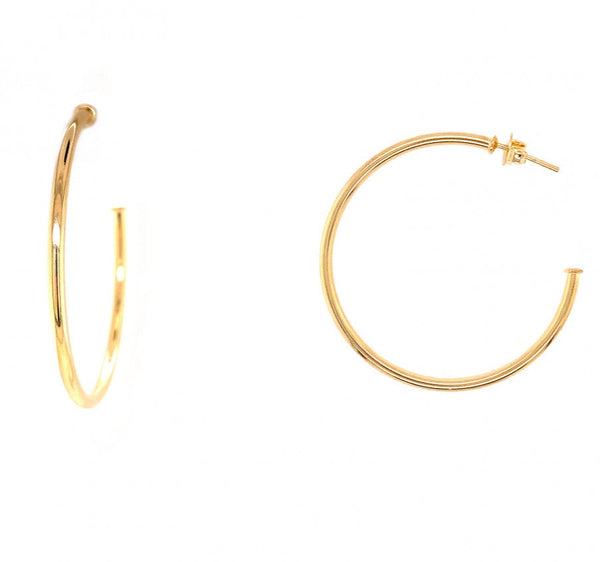 Large Gold Filled Hoop Earrings