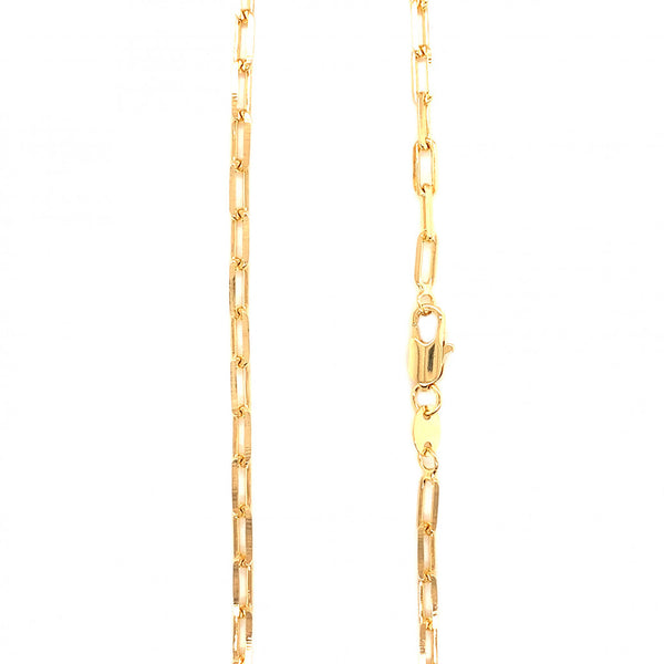 Gold Filled Paperclip Chain Necklace