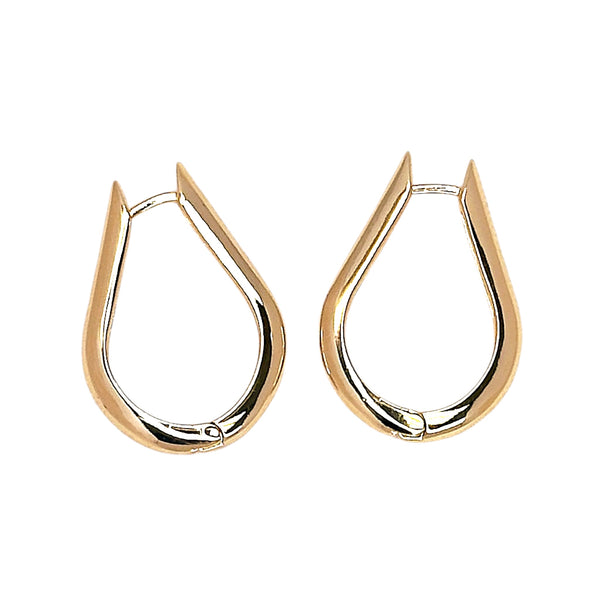 Mariah Gold Filled Teardrop Earrings (10mm)