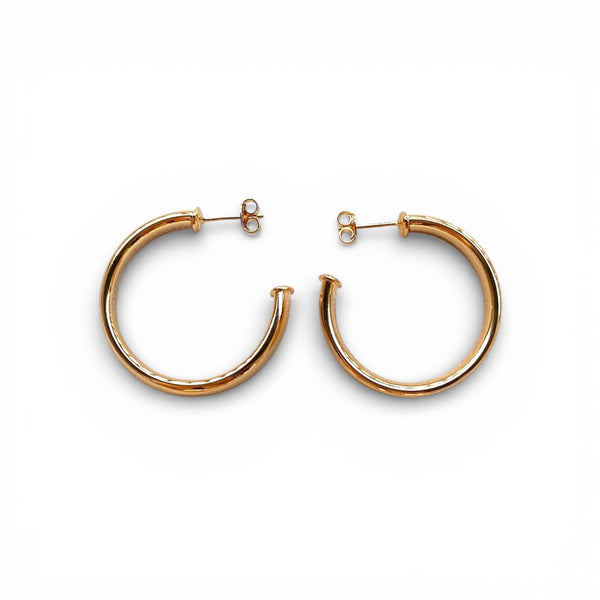 Alexa Gold Filled Hoop Earrings (33mm)