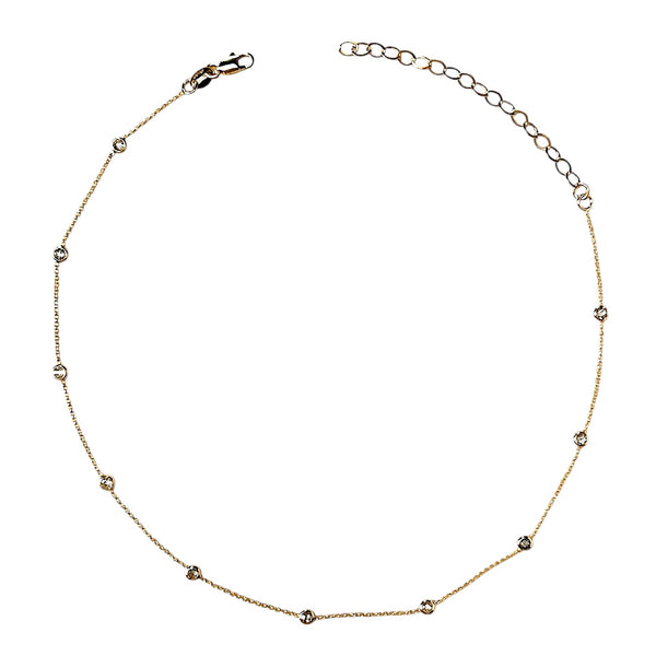 CZ Gold Filled Necklace