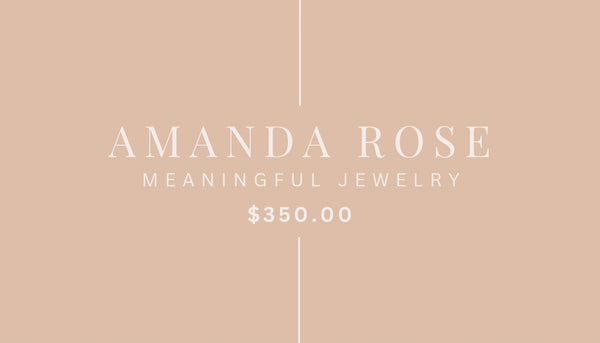AMANDA ROSE JEWELRY GIFT CARD