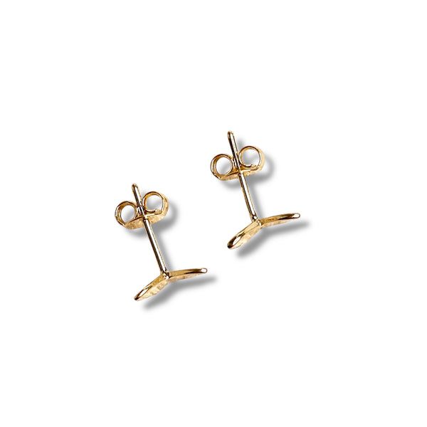 Small Gold Filled Butterfly Stud Earrings