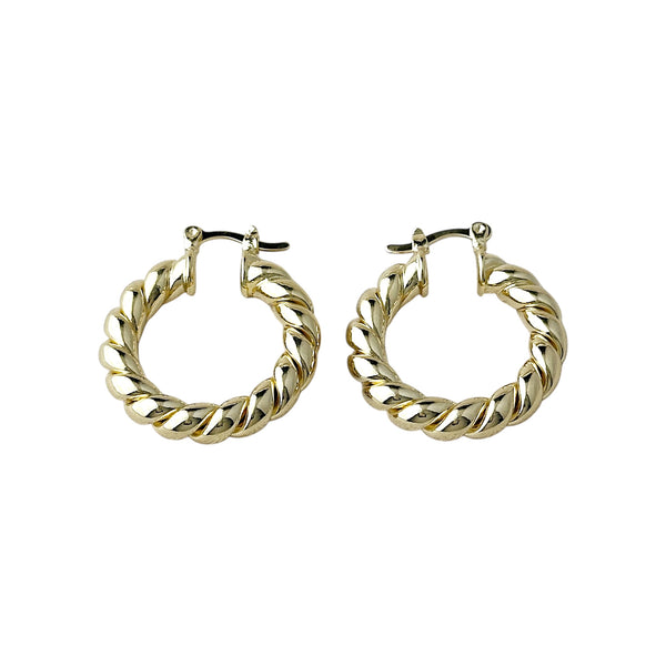 Gracie Gold Filled Hoop Earrings (18mm)