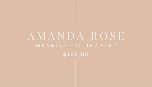 AMANDA ROSE JEWELRY GIFT CARD