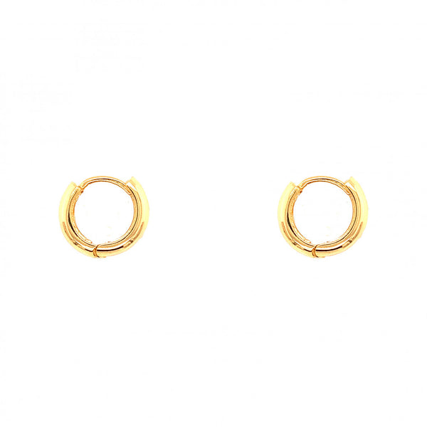 Medium Gold Filled Huggie Earrings