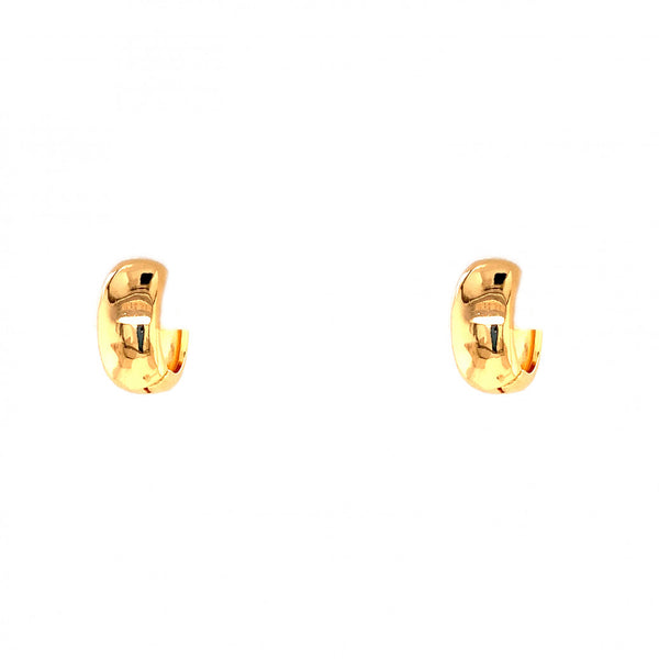 Medium Gold Filled Huggie Earrings