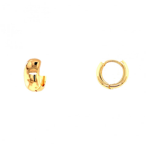Medium Gold Filled Huggie Earrings