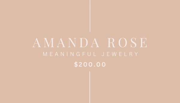 AMANDA ROSE JEWELRY GIFT CARD