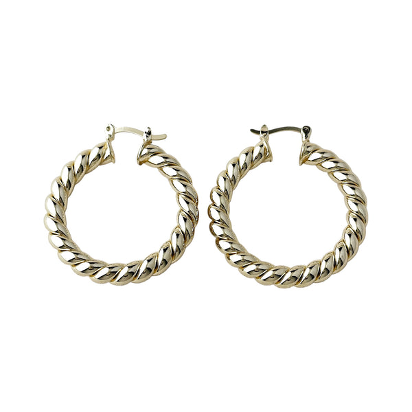 Gracie Gold Filled Hoop Earrings (18mm)
