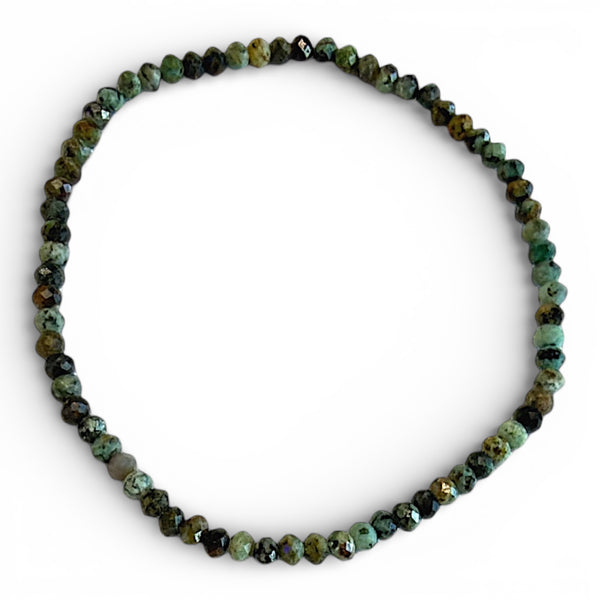 3mm African Turquoise (Stone of Healing)