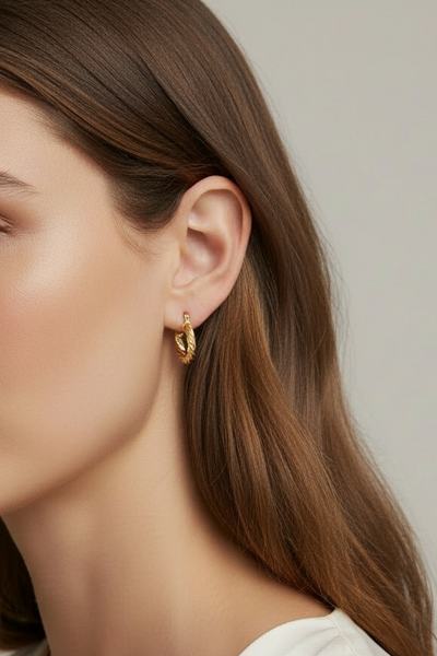 Sophia Gold Filled Hoop Earrings (15mm)