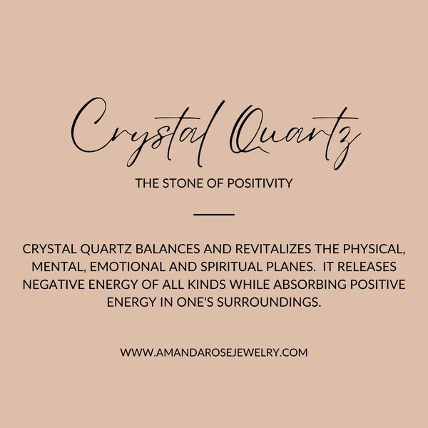 8mm Crystal Quartz (Stone of Positive Energy)