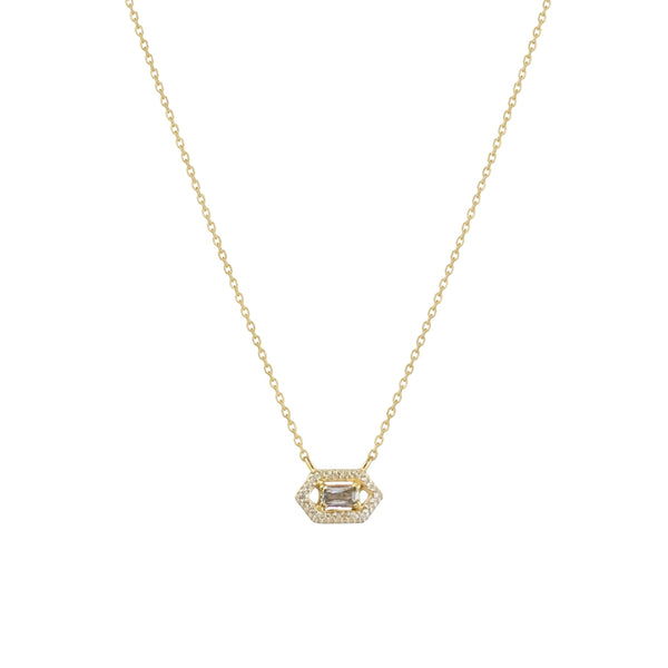 Aquamarine Gold Filled Necklace (Stone of Peace / March Birthstone)