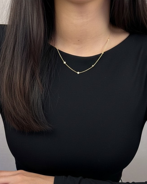 CZ Gold Filled Necklace