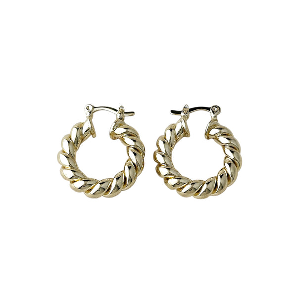 Gracie Gold Filled Hoop Earrings (18mm)