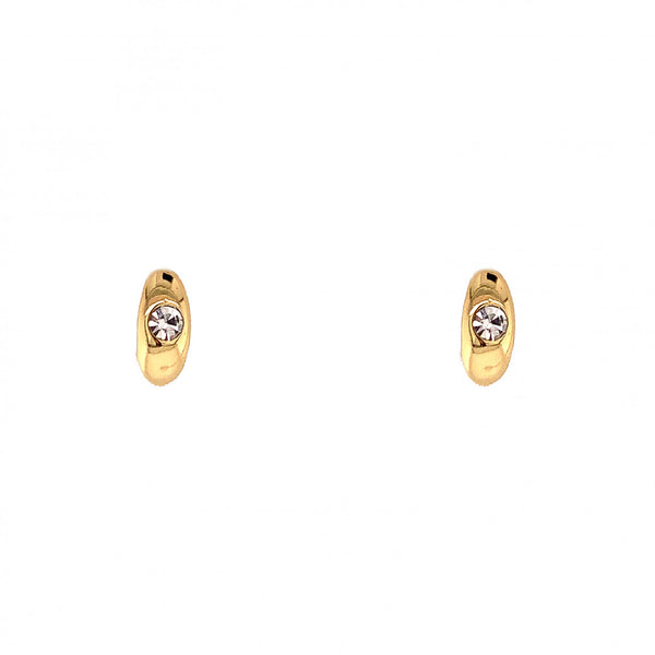 Gold Filled CZ Huggies