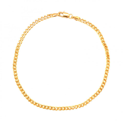 Gold Filled Cuban Chain Anklet