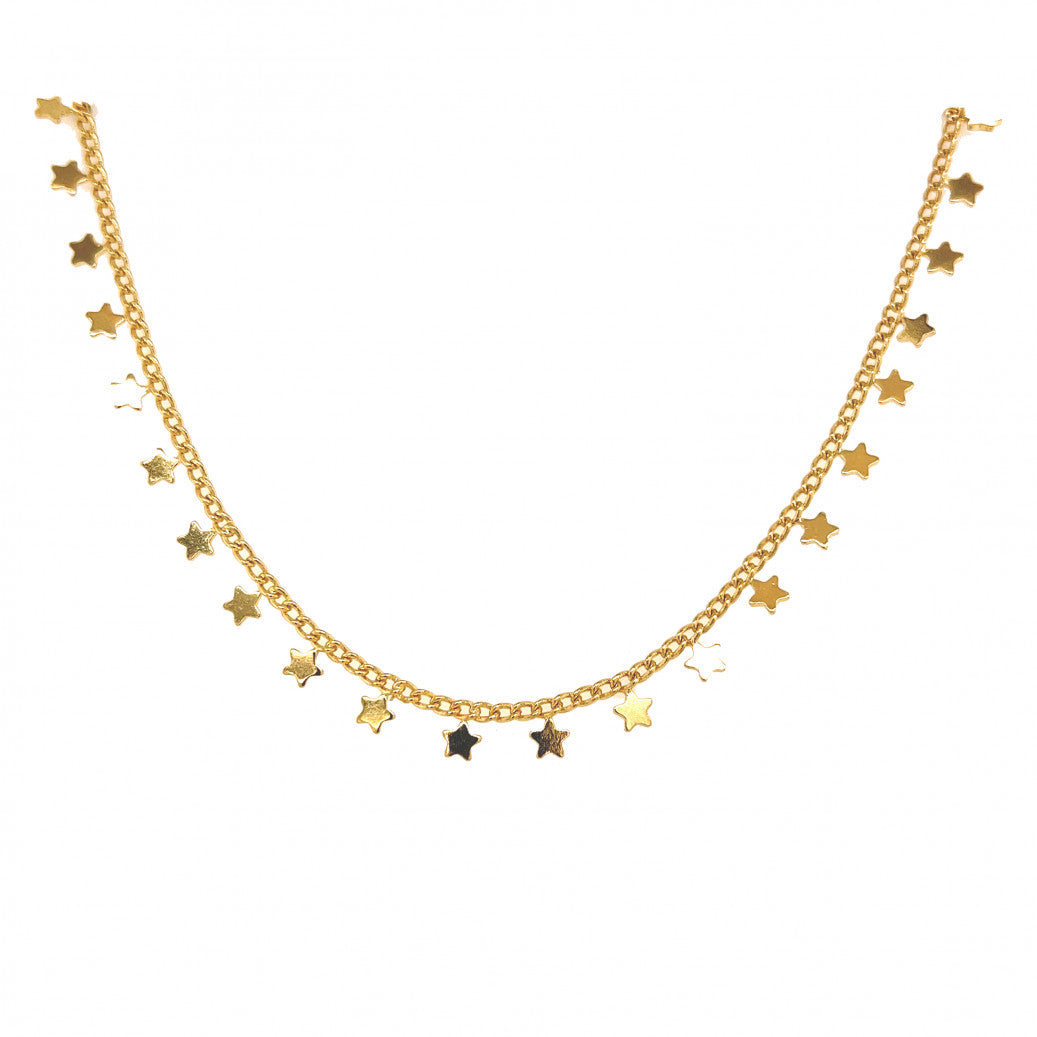Gold Filled Star Chain Necklace