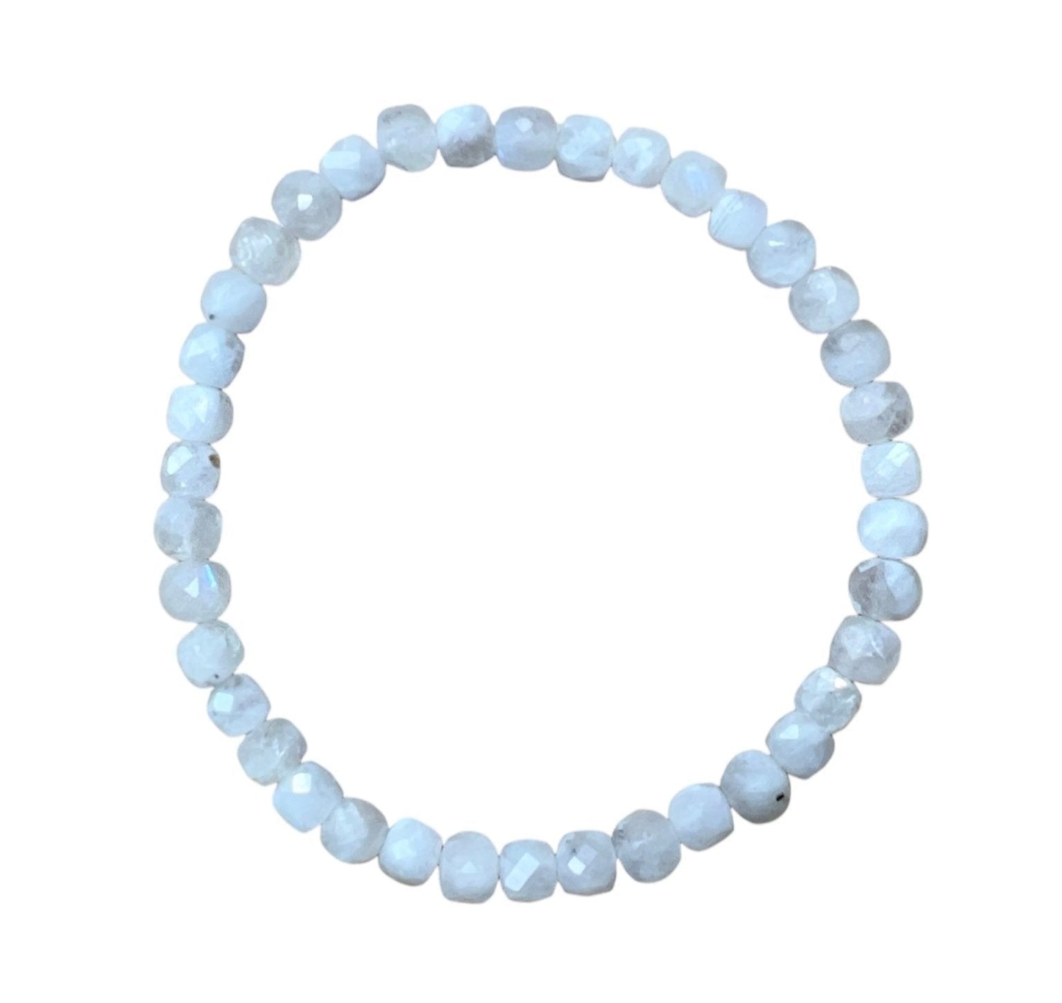 5mm Moonstone Cubed (Stone of New Beginnings)