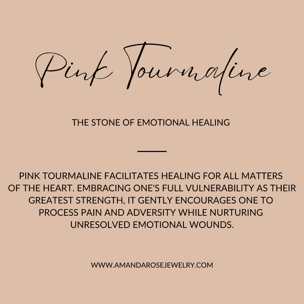 5mm Pink Tourmaline Cubed (Stone of Emotional Healing)