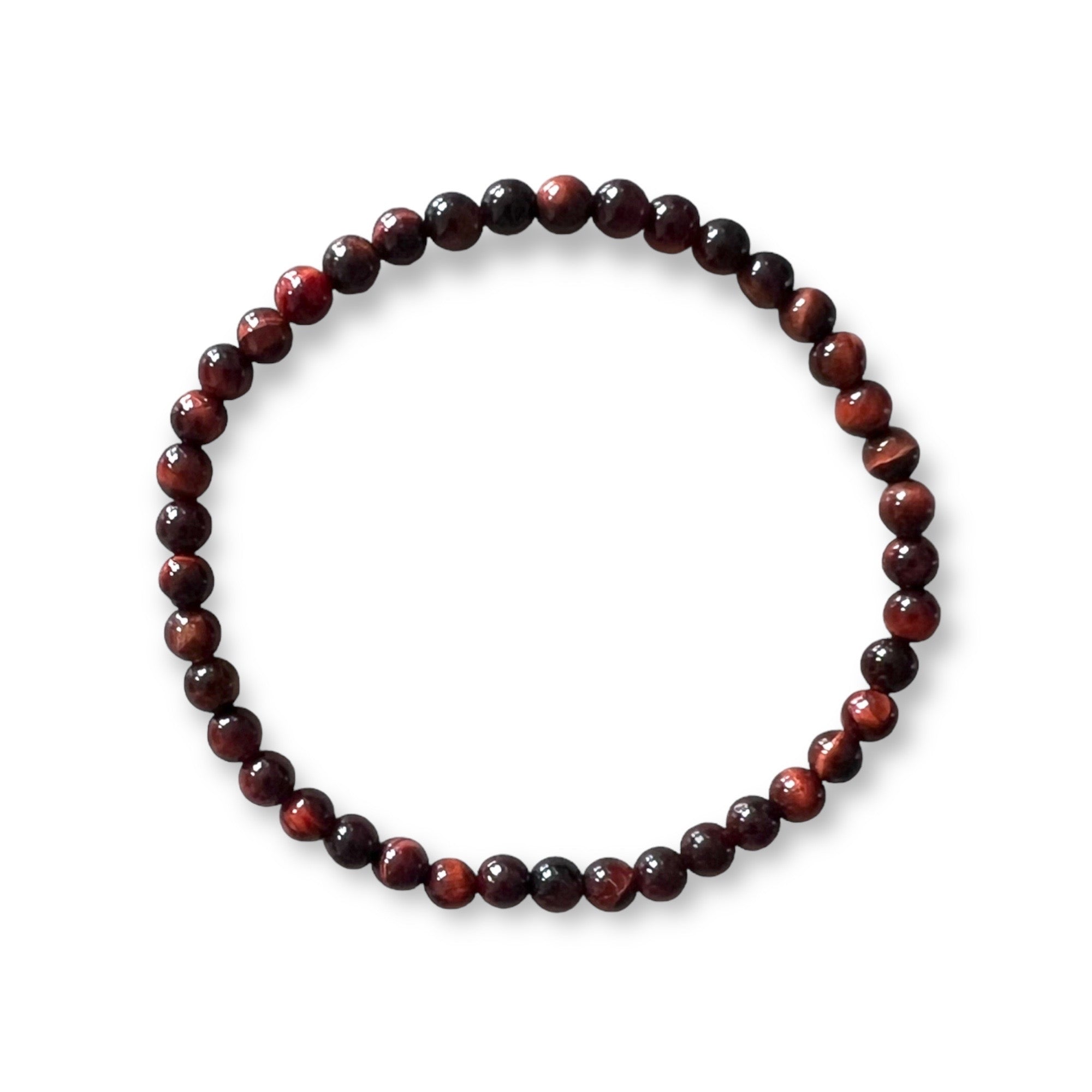4mm Red Tigers Eye (Stone of Courage)