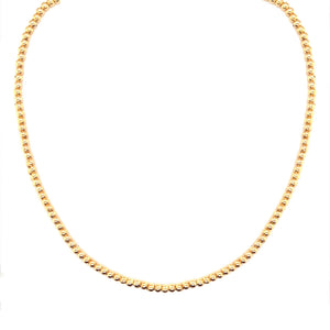 Gold Filled Beaded Choker Necklace