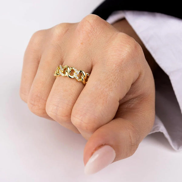 Cuban Eternity Ring