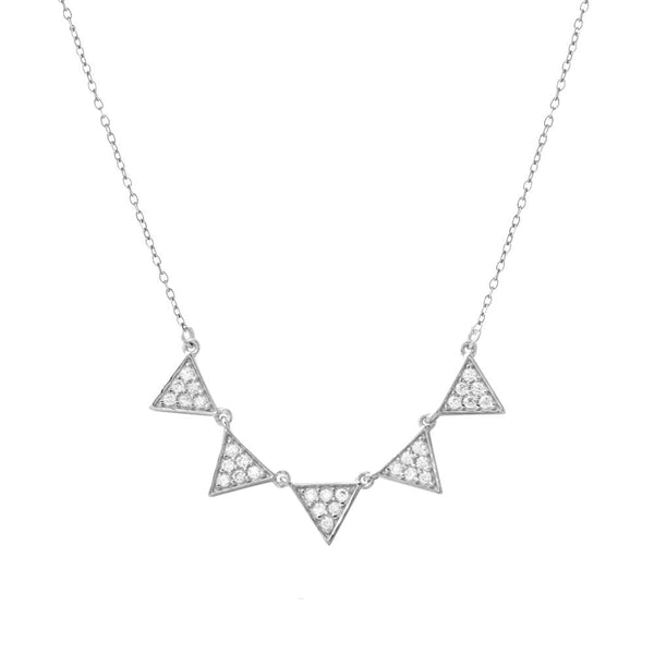 Triangle Row Necklace