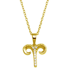 Aries Zodiac Sign Necklace (March 21 – April 19)