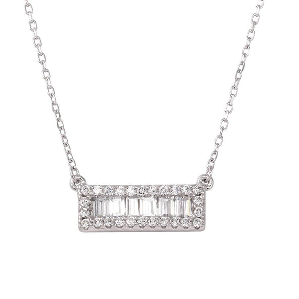 Baguette Bar Necklace