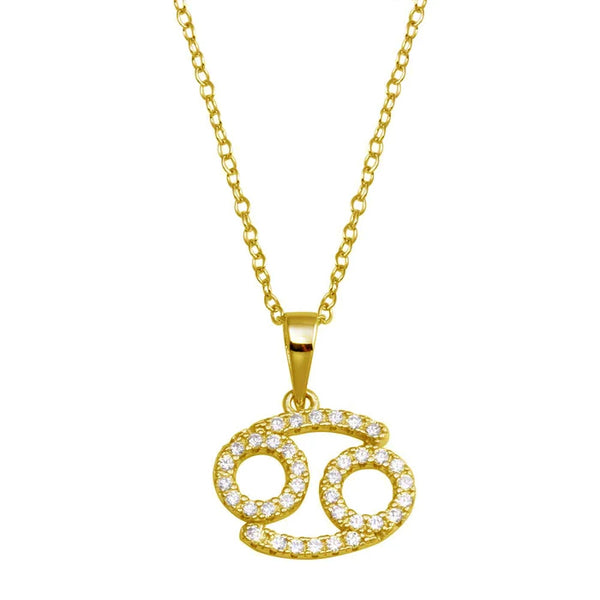 Cancer Zodiac Sign Necklace (June 21 – July 22)
