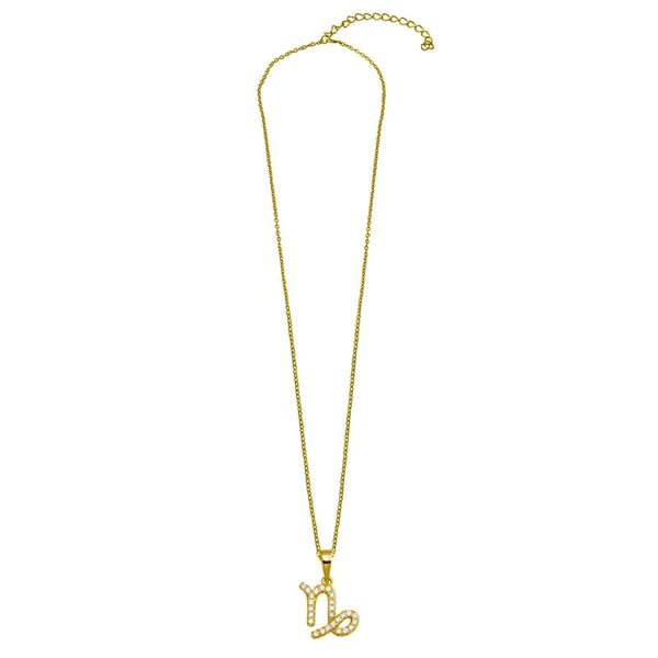 Capricorn Zodiac Sign Necklace (December 22 – January 19)