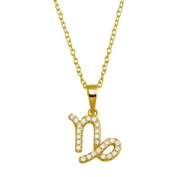 Capricorn Zodiac Sign Necklace (December 22 – January 19)