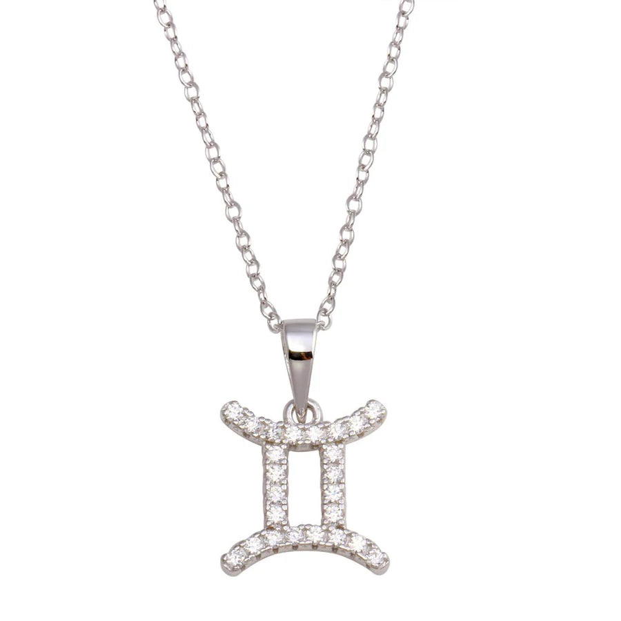 Gemini Zodiac Sign Necklace (May 21 – June 20) – Amanda Rose Jewelry
