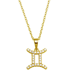 Gemini Zodiac Sign Necklace (May 21 – June 20)