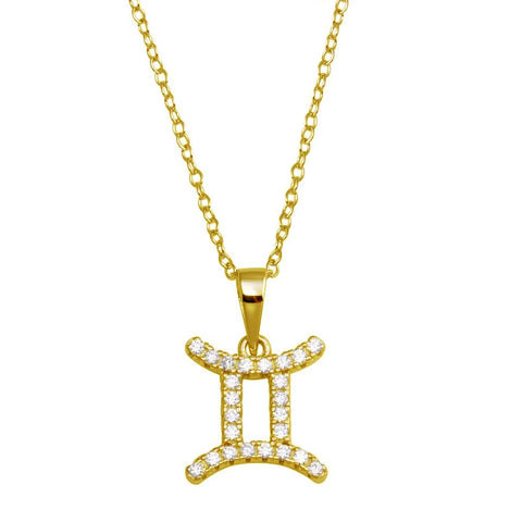 Gemini Zodiac Sign Necklace (May 21 – June 20)