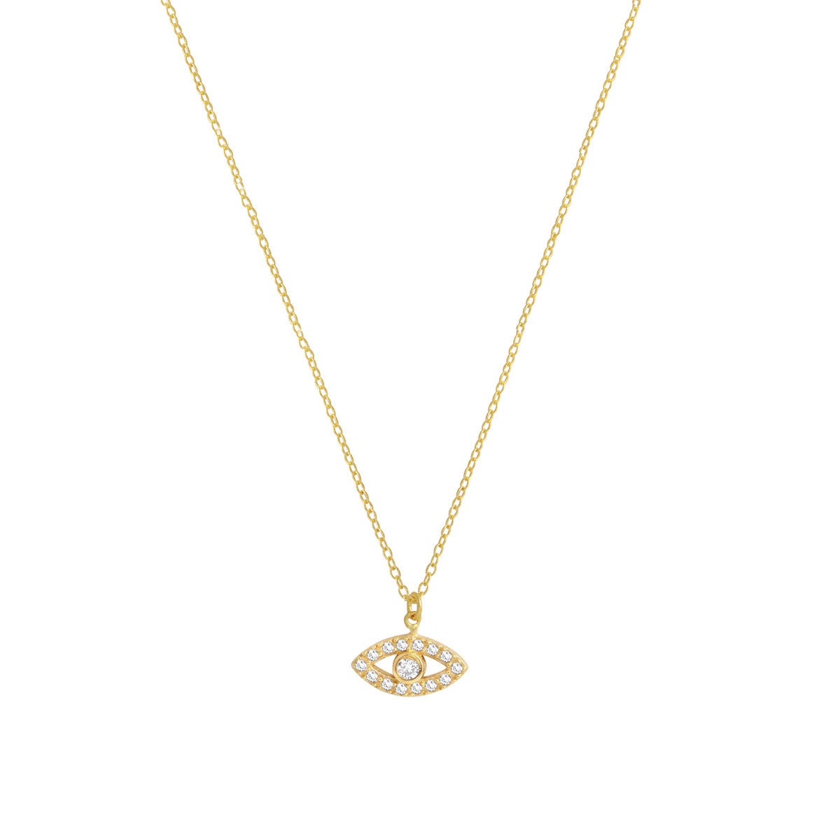 Small Evil Eye Necklace