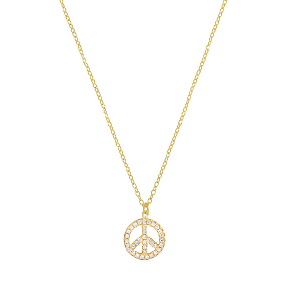 Peace Sign Necklace