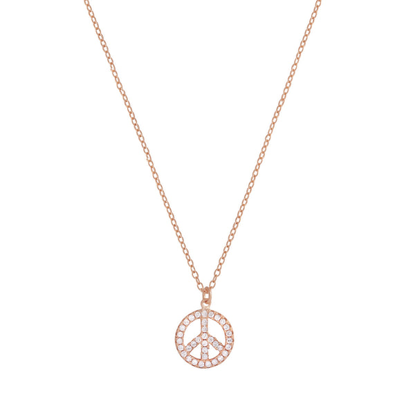 Peace Sign Necklace