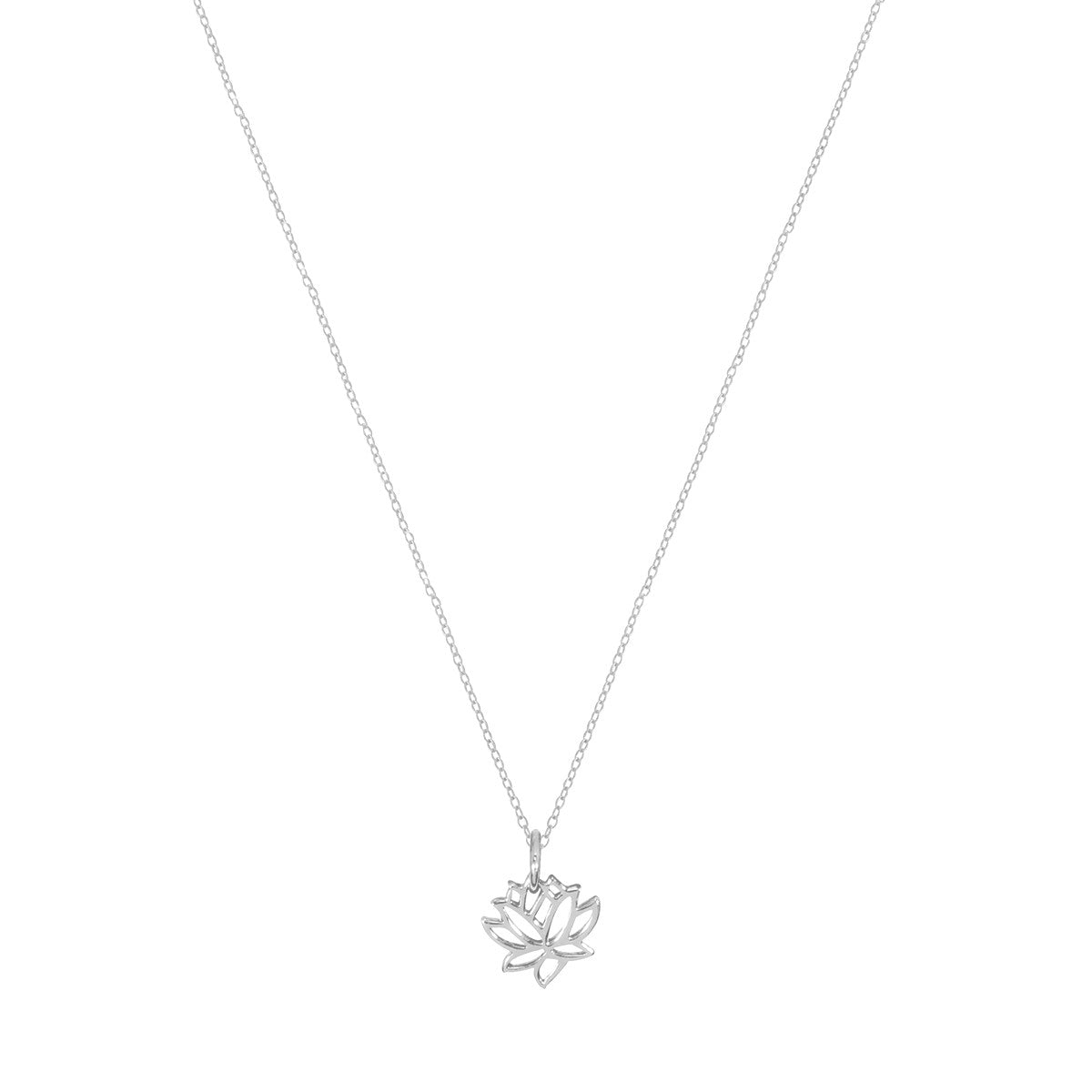 Tiny Lotus Flower Necklace