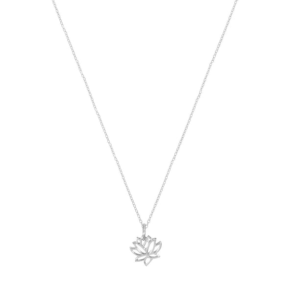 Tiny Lotus Flower Necklace