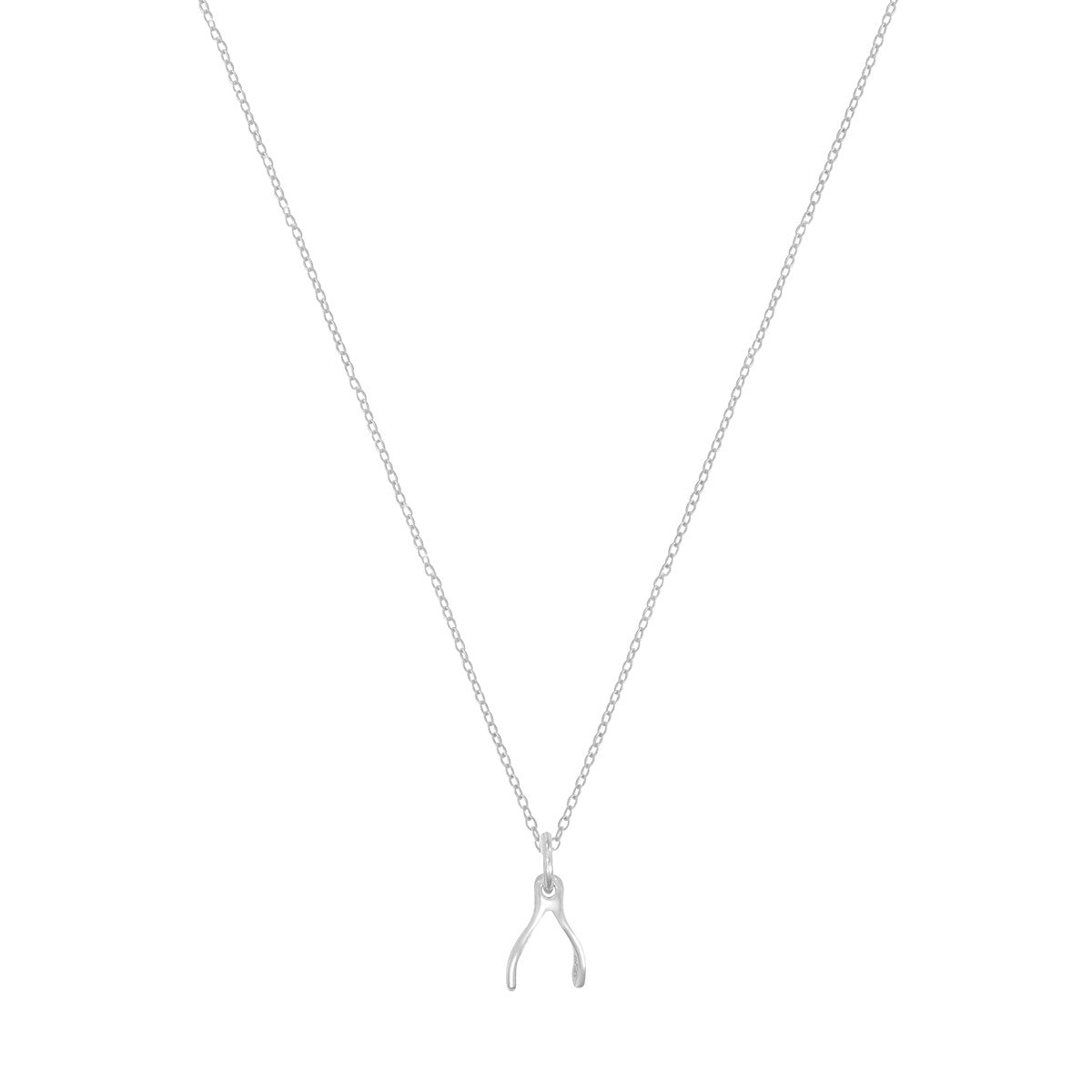 Tiny Wishbone Necklace