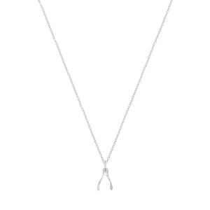 Tiny Wishbone Necklace