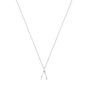 Tiny Wishbone Necklace