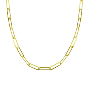 Large Paperclip Chain Necklace